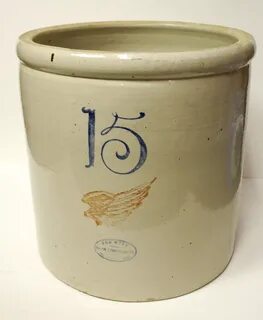 Bargain John's Antiques Red Wing stoneware 15 Gallon Crock -