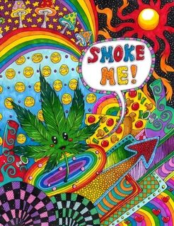 Weed paintings