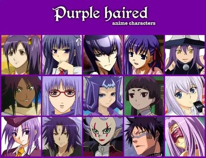 View 29 Anime Characters With Purple Hair - Disonancia Sentv