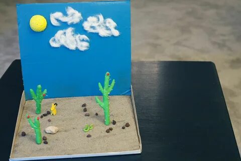 How to Make a Desert Diorama. A diorama can be a creative wa