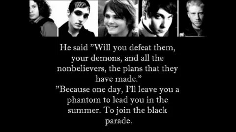 Welcome To The Black Parade - My Chemical Romance (Lyrics) -
