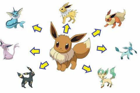 Evo Eevee : Eevee can randomly evolve into a bunch of differ