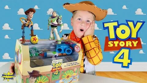 Toy Story 4 In A Box! Woody Opens Up Andy's Toy Box, Lenny B