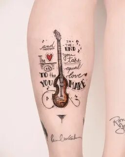 Pin by Nik on Tatoos ❤ Beatles tattoos, Music tattoos, Beatl