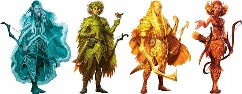 Весенний эладрин Spring Eladrin / Бестиарий D&D 5 / Mordenka