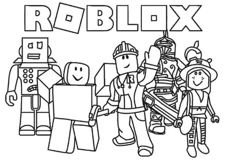 Roblox team protects the earth Coloring Pages - Lego Colorin