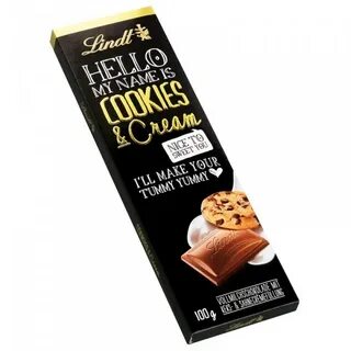 Шоколад Lindt HELLO Cookies&Cream - "Шоколад Lindt с печенье