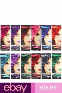 PaintGlow Semi Permanent Hair Dye Bright Colours 1 2 & 4 Pac