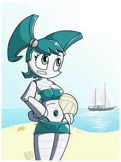 Jenny on the beach by Don-ko My Life as a Teenage Robot ... 