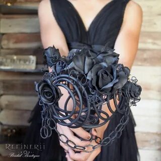 New Alternative Metal Wedding Bouquet Designs Goth wedding, 