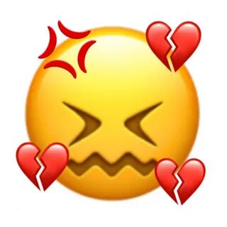 emoji sad iphone emojis broken image by @galaxynightxd