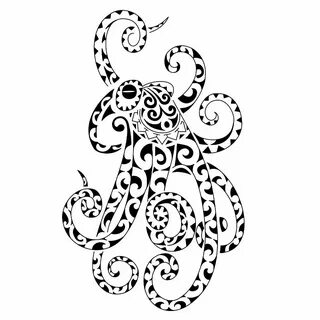 Octopus tattoo design, Marquesan tattoos, Octopus tattoo