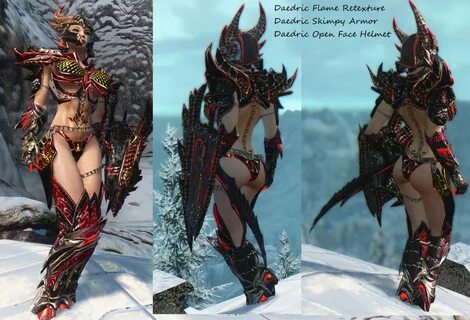 Skyrim Se Skimpy Daedric Armor - Mobile Legends