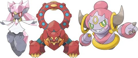 Neue Informationen zu Diancie, Volcanion und Hoopa