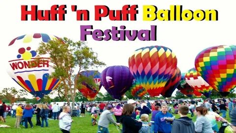 Huff 'n Puff Balloon Festival Topeka Kansas US Hot Air Ballo