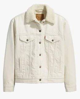 Levis White Sherpa Jacket Online Sale, UP TO 62% OFF