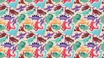 Download wallpaper dinosaur, texture, art, children's, secti