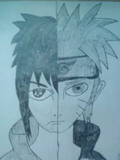 Naruto And Sasuke Drawing - Naruto
