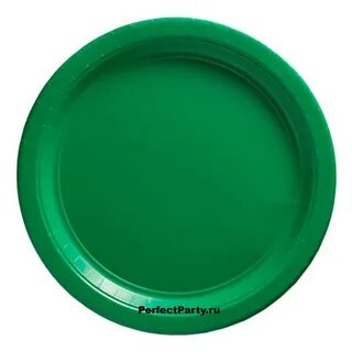 Бумажные тарелки зелёного цвета купить в интернет-магазине P