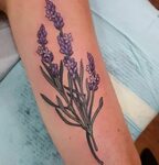 Lavender tattoo by @jessicamcd_1776 (photo credit Instagram)