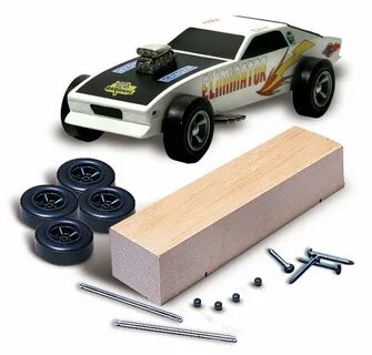 A BASIC PINEWOOD DERBY CAR KIT - Christmas Wishes Gifts