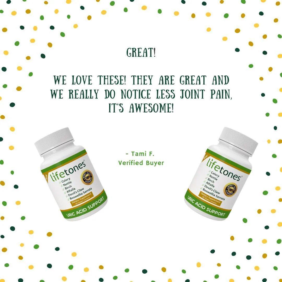 See what our customers have to say about our Uric Acid Support. #lifetones ...