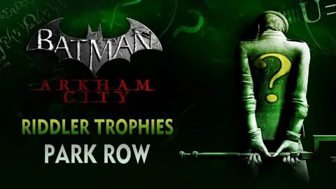 Batman Arkham City Riddler Trophies - Pin on Marvel/DC - Cep