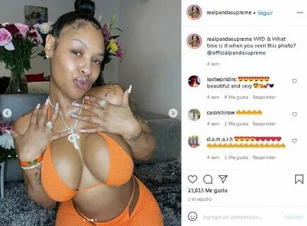Pandasupreme Ebony Babe Teasing OnlyFans Insta Leaked Videos