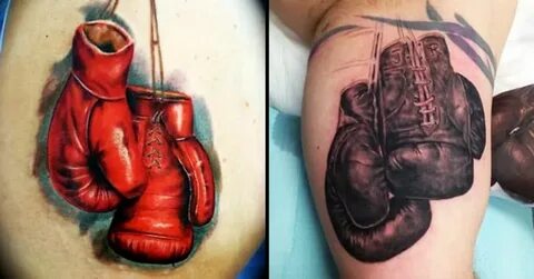 12 Meaningful Boxing Gloves Tattoos * Tattoodo