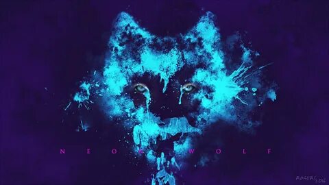 Neon Wolves Wallpapers - Wallpaper Cave