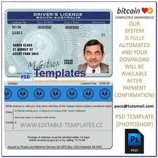 Fake Drivers License Template Photoshop - Templates : Resume