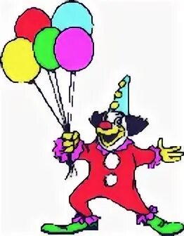 Animated gifs happy birthday, cake, balloons, clowns Dia do 