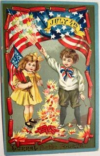 Vintage Postcard - 4th of July Dave Flickr