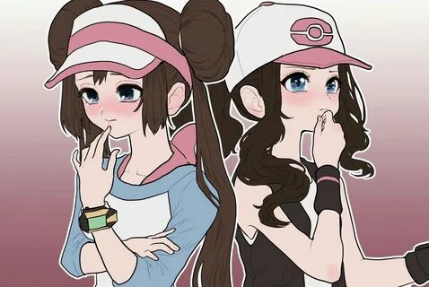 Wallpaper : gadis anime, Rosa Pok mon, Hilda pokemon, rambut