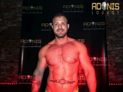 Hot Male Strippers and Gay Porn Stars at Adonis Lounge LA