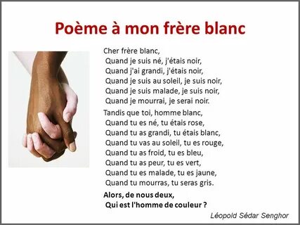 poeme homme de couleur