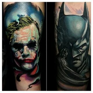 Batman and joker tattoo Татуировки, Тату