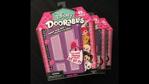 Disney Doorables Multi-Peek -- Purple Door (Unboxing 3 Sets)