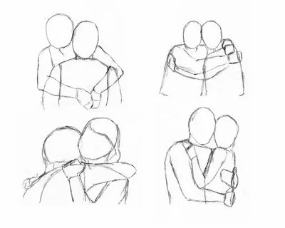 How Do I Draw People Hugging in an Extra-Easy Way? - Let's D