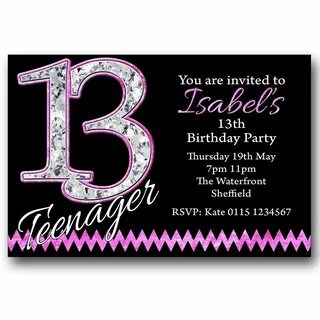 20 Best 13th Birthday Invitations - Best Collections Ever Ho