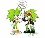 Green hedgehogs' problem by FinikArt Sonic fan characters, S