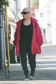 CHRISTINA AGUILERA Out in Santa Monica 01/14/2020 - HawtCele