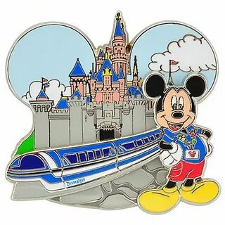 Disneyland Monorail Mickey Mouse Pin Pins (Individual) Disne