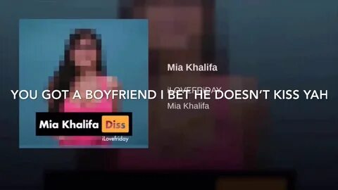 Mia Khalifa-Ilovefriday Lyrics(Only Her Part)Roblox ID in de