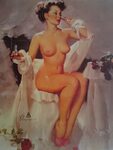 Ретро рисунки голых женщин (69 фото) - смотреть порно