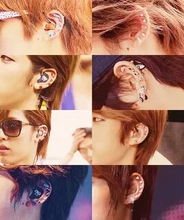 #infinite Piercings, Kpop earrings, Ear piercings