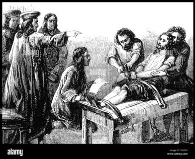Medieval torture illustration Stockfotos und -bilder Kaufen 