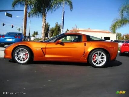 2009 Atomic Orange Metallic Chevrolet Corvette Z06 #10015163