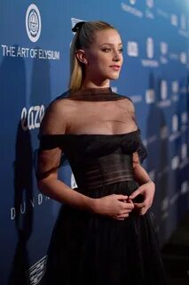 Lili Reinhart Cleavage At "The Art Of Elysium’s" 12th Annual Cele...
