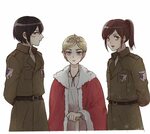 Mikasa, Historia & Sasha by @pi0w0pi (Twitter) Attack on tit